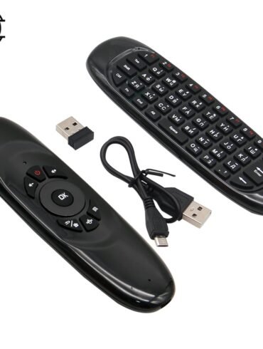 2.4G RF Remote Control Air Mouse Wireless Keyboard Voice Backlight C120 for Android Smart TV Box