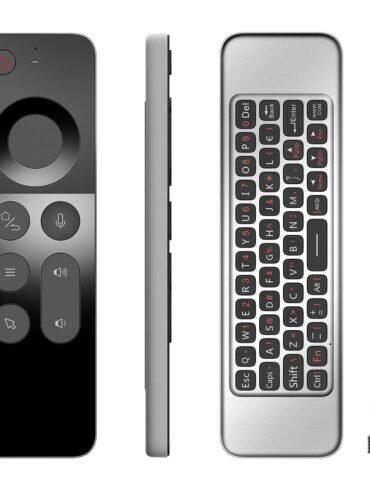 W3 2.4G Wireless Voice Air Mouse Remote Controller Mini Keyboard For Android TV BOX / Windows / Linux Gyroscope Remote