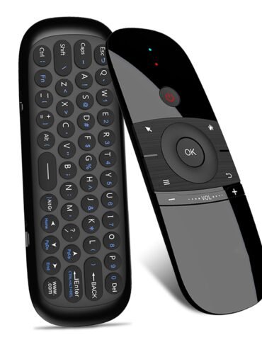 Wechip W1 Air Mouse 2.4G Wireless Keyboard Remote Control IR Remote Learning 6-Axis Motion Sense for Smart TV Android TV Box PC